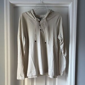 Holloway Off-White Hooded Top